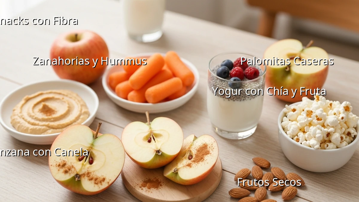 Snacks con Fibra: Sacia, Adelgaza Fácil