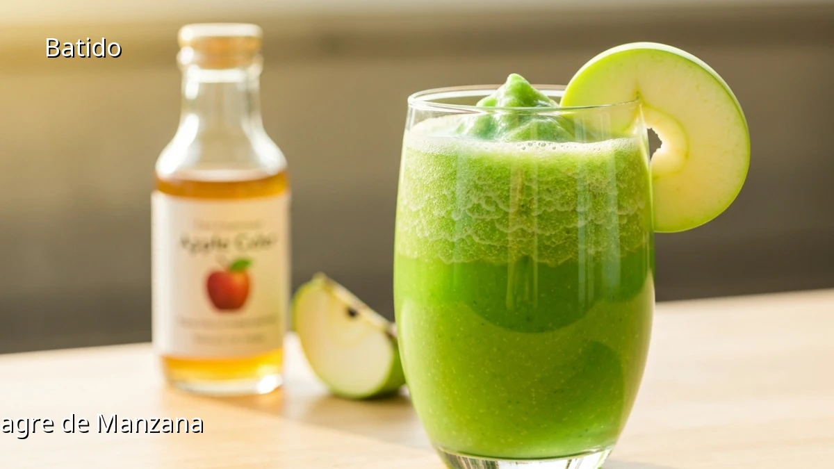 Batido de Vinagre de Manzana: Adelgaza Fácil